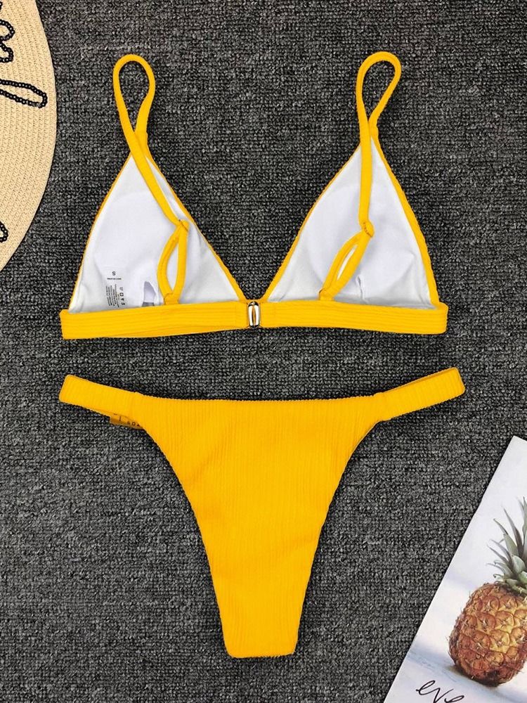 Kvinders Patchwork Bikini Sæt Sexet Badetøj