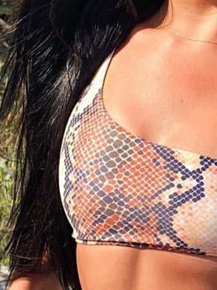 Kvinders Sexede Leopard Bikini Sæt Badedragt