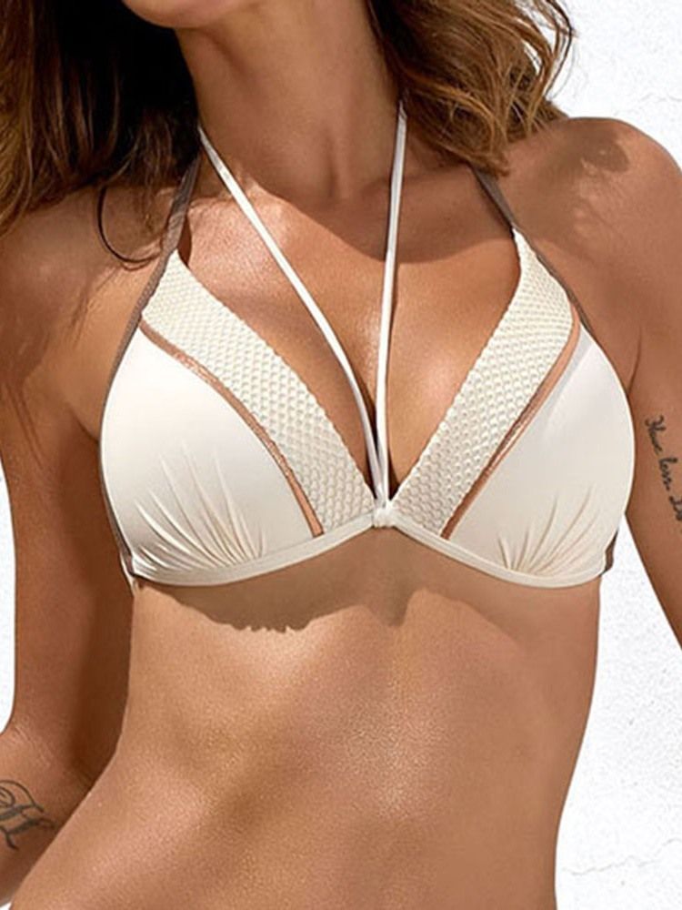 Sexy Plain Bikini Set Badetøj Til Kvinder