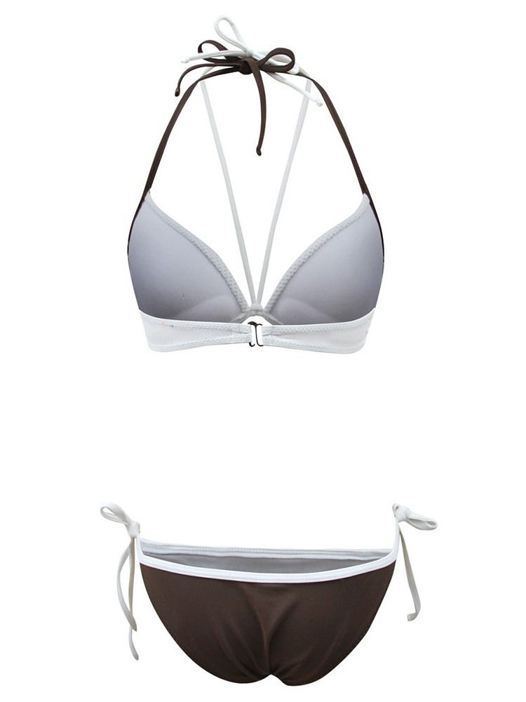 Sexy Plain Bikini Set Badetøj Til Kvinder