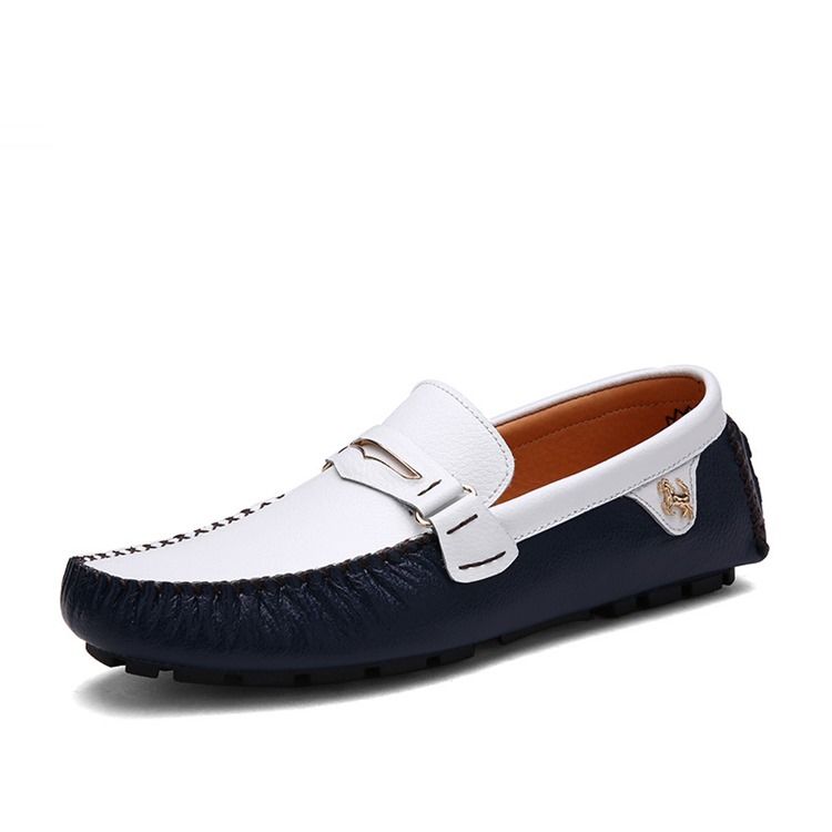 Buckle Slip-on Moccasin-gommino Til Mænd