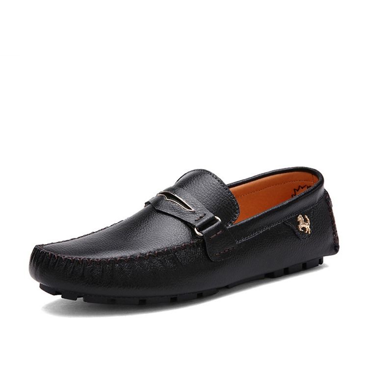 Buckle Slip-on Moccasin-gommino Til Mænd