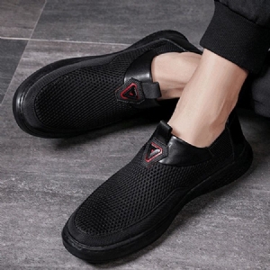 Enkel Low-cut Øvre Slip-on Herresko