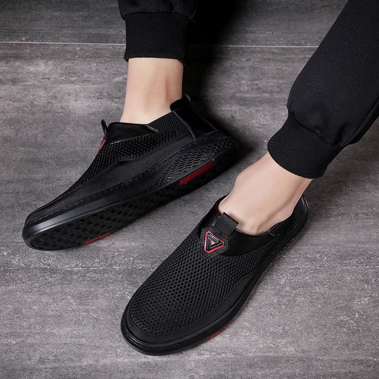 Enkel Low-cut Øvre Slip-on Herresko