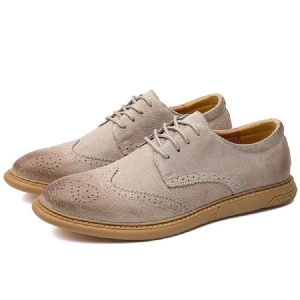 Nubuck Læder Low-cut Øvre Mænds Arbejdssko