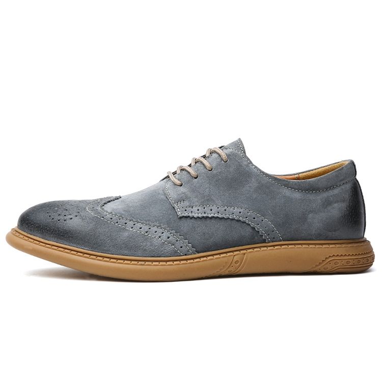 Nubuck Læder Low-cut Øvre Mænds Arbejdssko