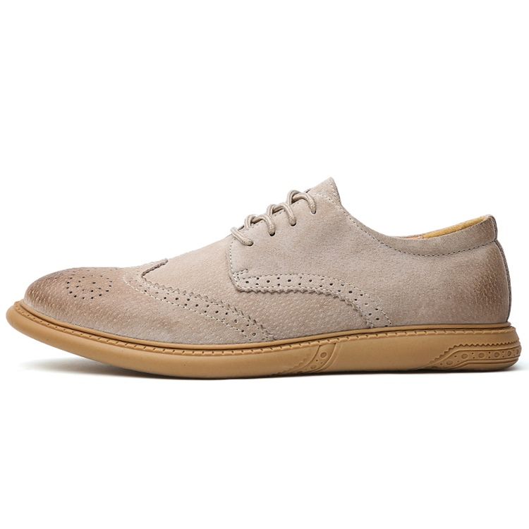 Nubuck Læder Low-cut Øvre Mænds Arbejdssko