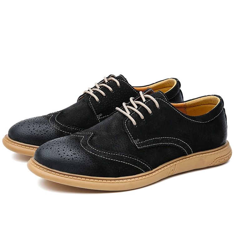 Nubuck Læder Low-cut Øvre Mænds Arbejdssko