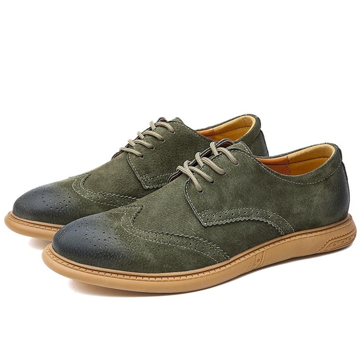 Nubuck Læder Low-cut Øvre Mænds Arbejdssko