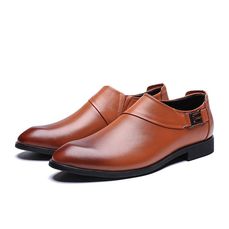 Plain Low-cut Upper Pointed Toe Herresko