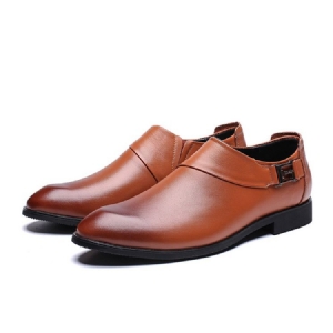 Plain Low-cut Upper Pointed Toe Herresko