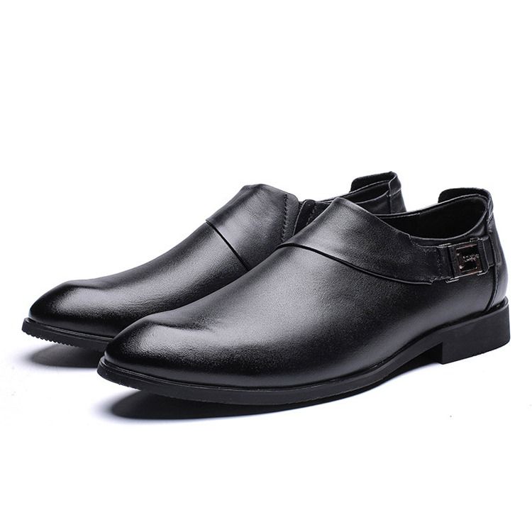 Plain Low-cut Upper Pointed Toe Herresko