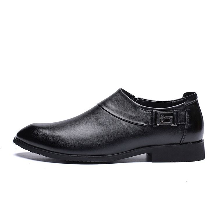 Plain Low-cut Upper Pointed Toe Herresko