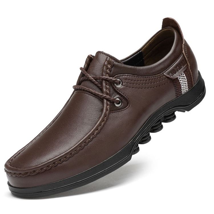 Plain Round Toe Low-cut Øvre Mænds Arbejdssko