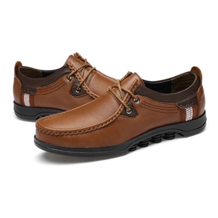 Plain Round Toe Low-cut Øvre Mænds Arbejdssko