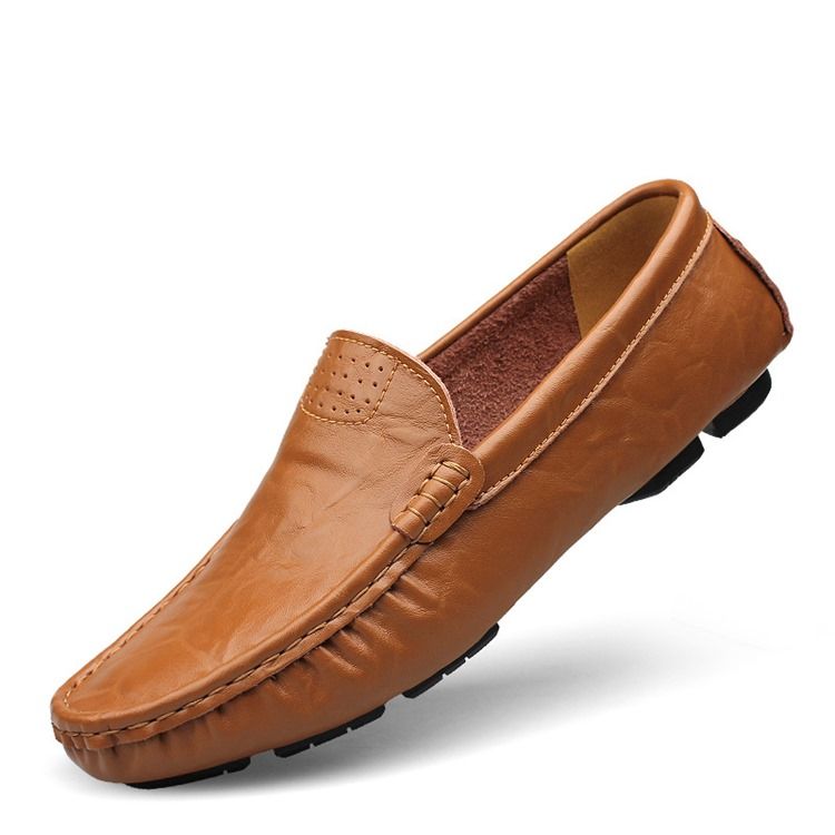 Plain Slip-on Loafers Til Mænd