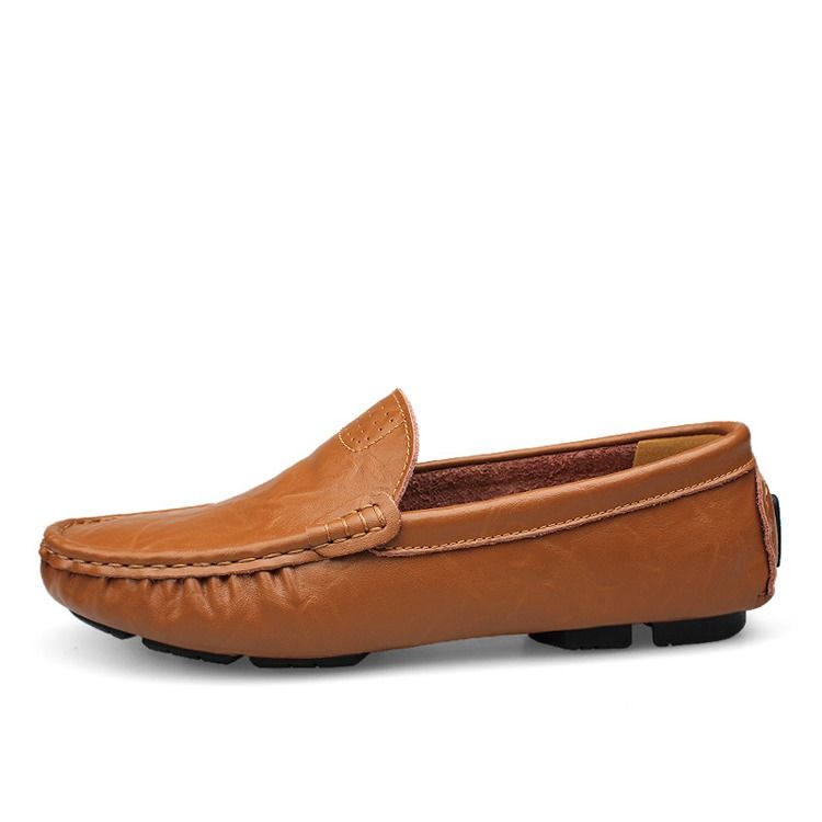 Plain Slip-on Loafers Til Mænd