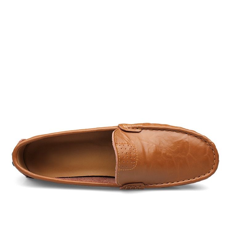 Plain Slip-on Loafers Til Mænd