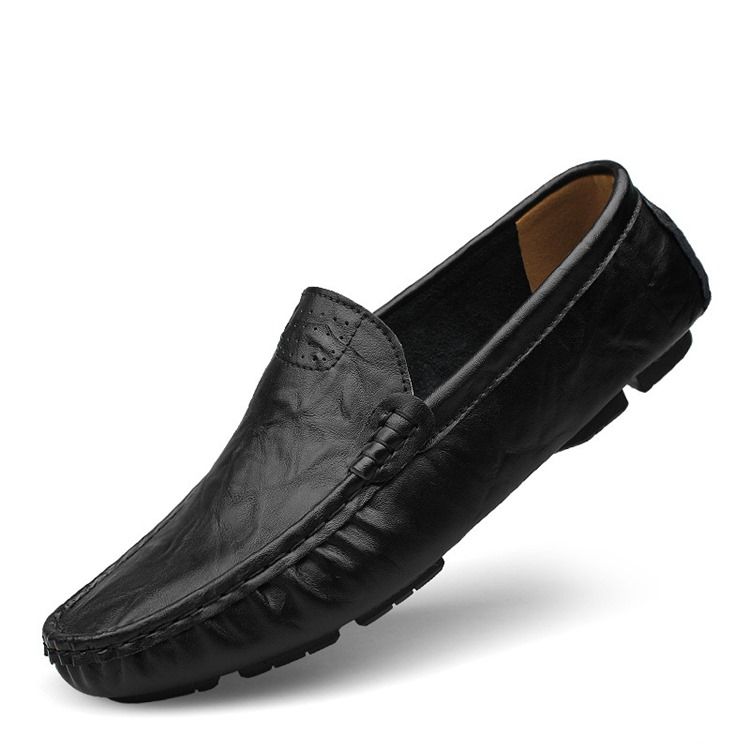 Plain Slip-on Loafers Til Mænd