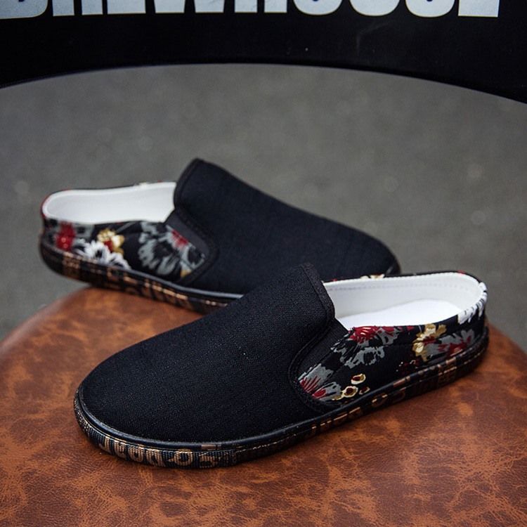 Print Slip-on Round Toe Herresko