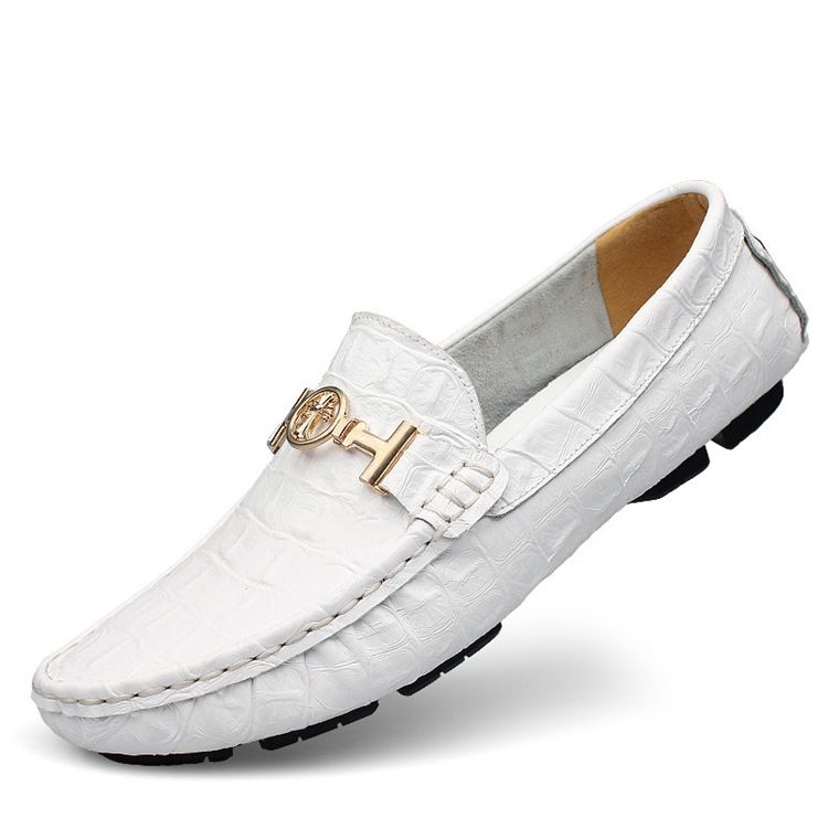 Slip-on Loafers Til Mænd Med Rund Pailletter