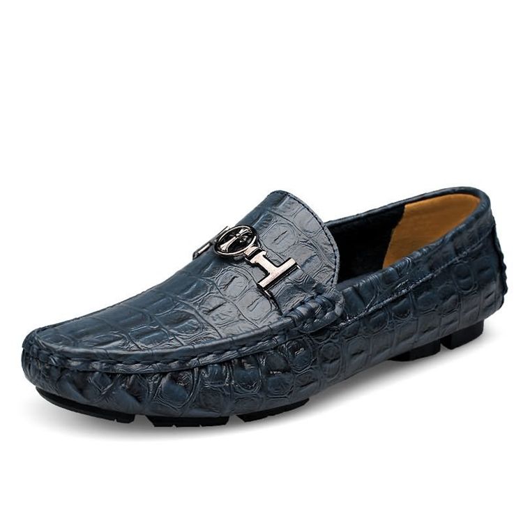 Slip-on Loafers Til Mænd Med Rund Pailletter