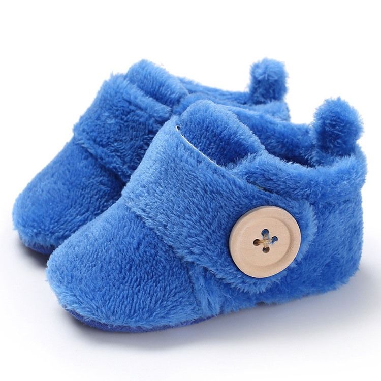 Almindelig Velcro Button Toddler Shoes