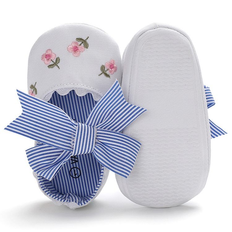 Bow Broderi Toddler Girl Shoes