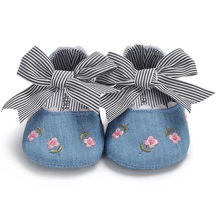 Bow Broderi Toddler Girl Shoes