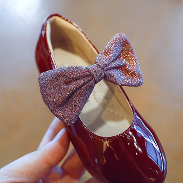 Bowknot Spring Round Toe Shoes