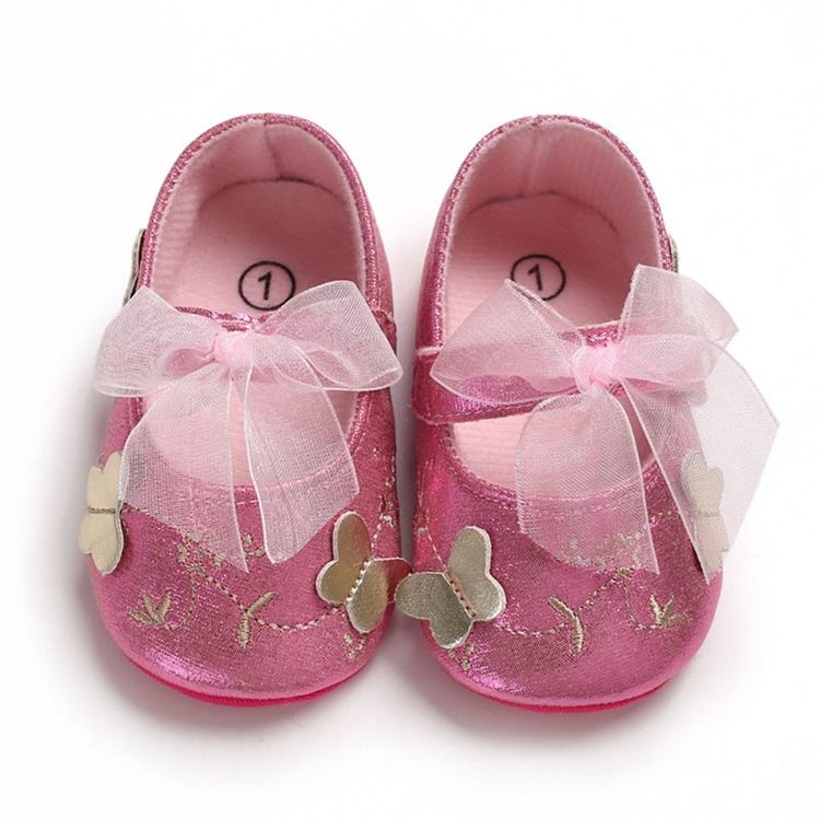 Bowknot Velcro Baby Shoes