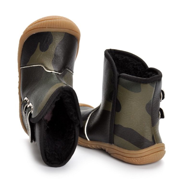 Camouflage Velcro Baby Booties