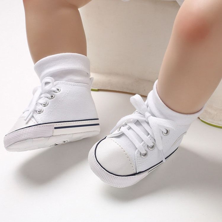 Candy Color Lace-up Baby Shoes