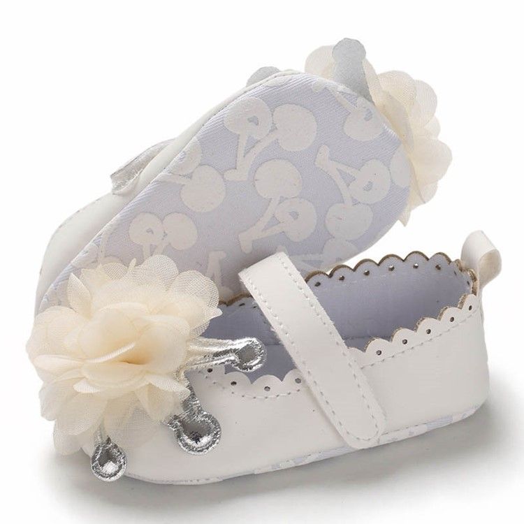 Floral Velcro Baby Toddler Shoes