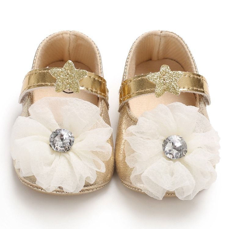 Floral Velcro Toddler Girl Shoes