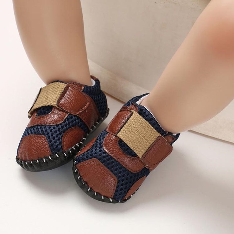 Mesh Patchwork Unisex Babysko