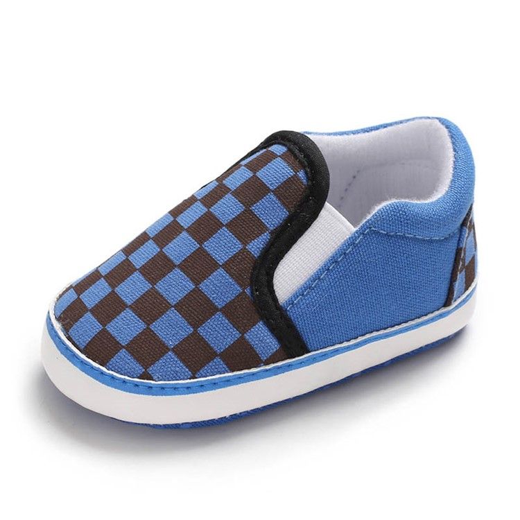 Plaid Slip-on Toddler Shoes