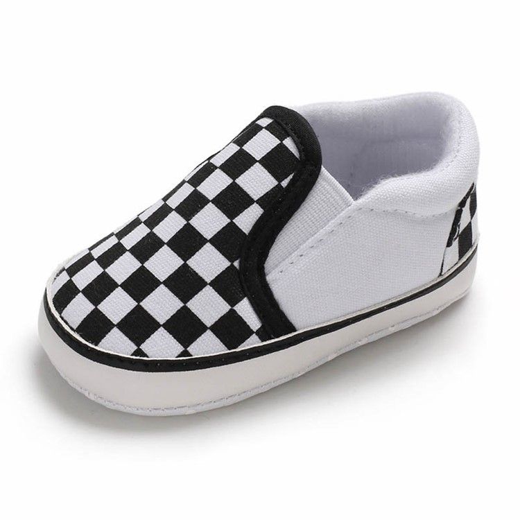 Plaid Slip-on Toddler Shoes