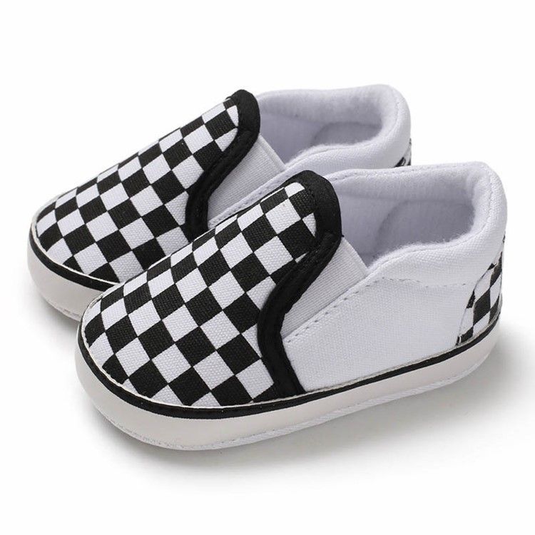 Plaid Slip-on Toddler Shoes