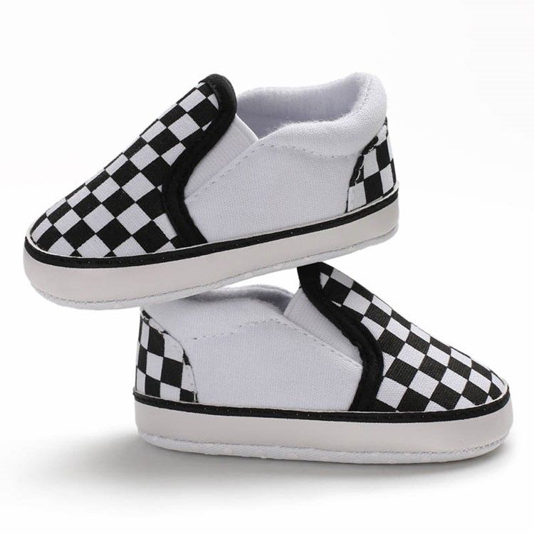 Plaid Slip-on Toddler Shoes