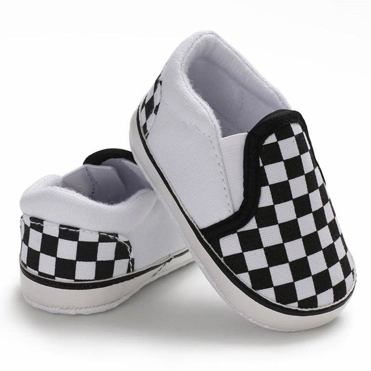 Plaid Slip-on Toddler Shoes