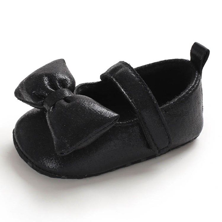 Plain Bowknot Toddler Shoes