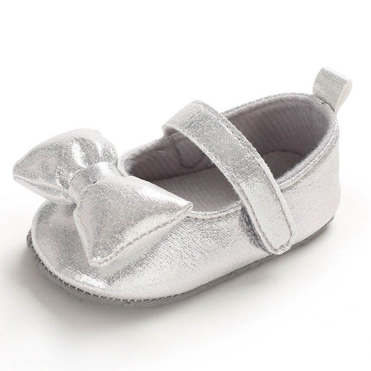 Plain Bowknot Toddler Shoes