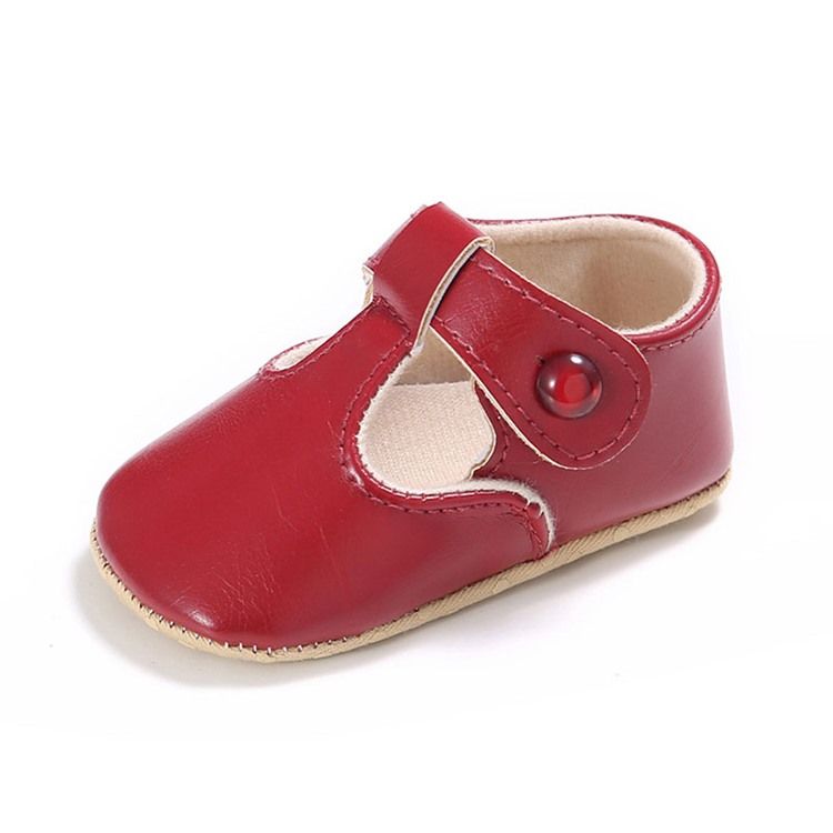 Plain Buckle Toddler Shoes