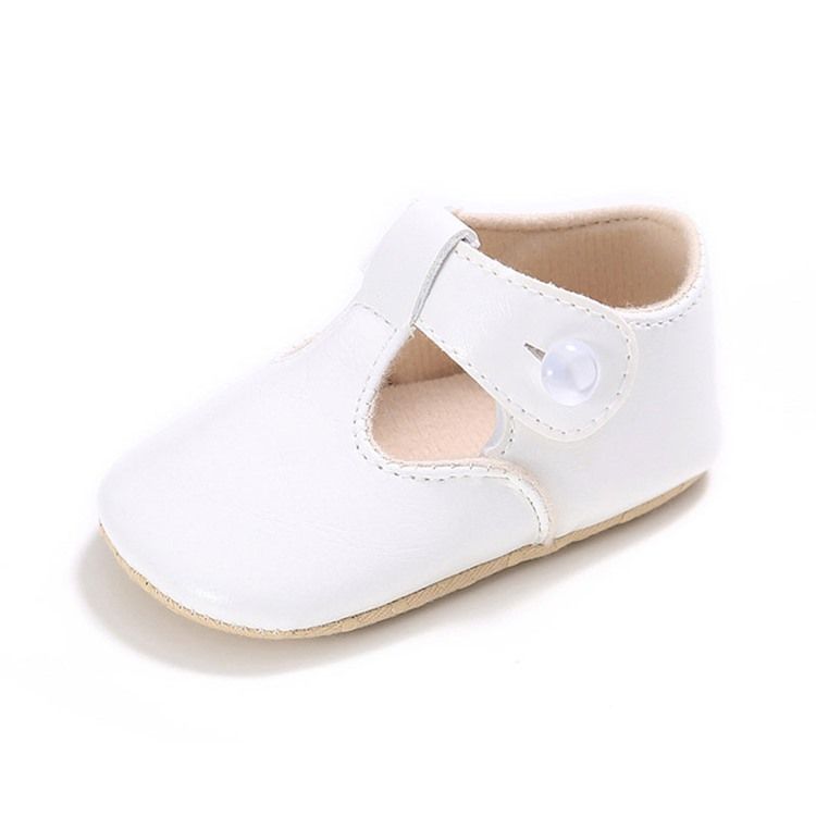 Plain Buckle Toddler Shoes