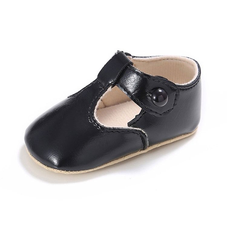 Plain Buckle Toddler Shoes