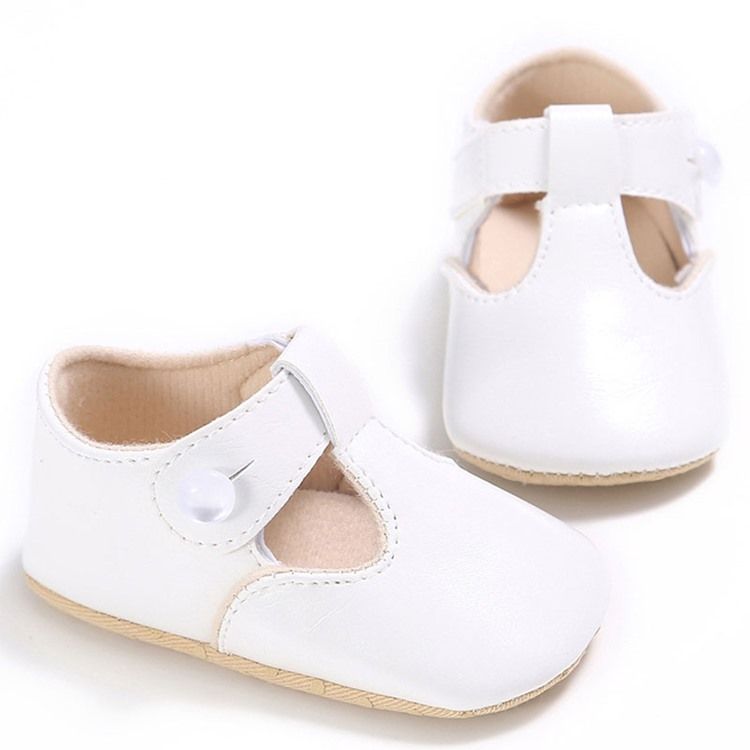 Plain Buckle Toddler Shoes