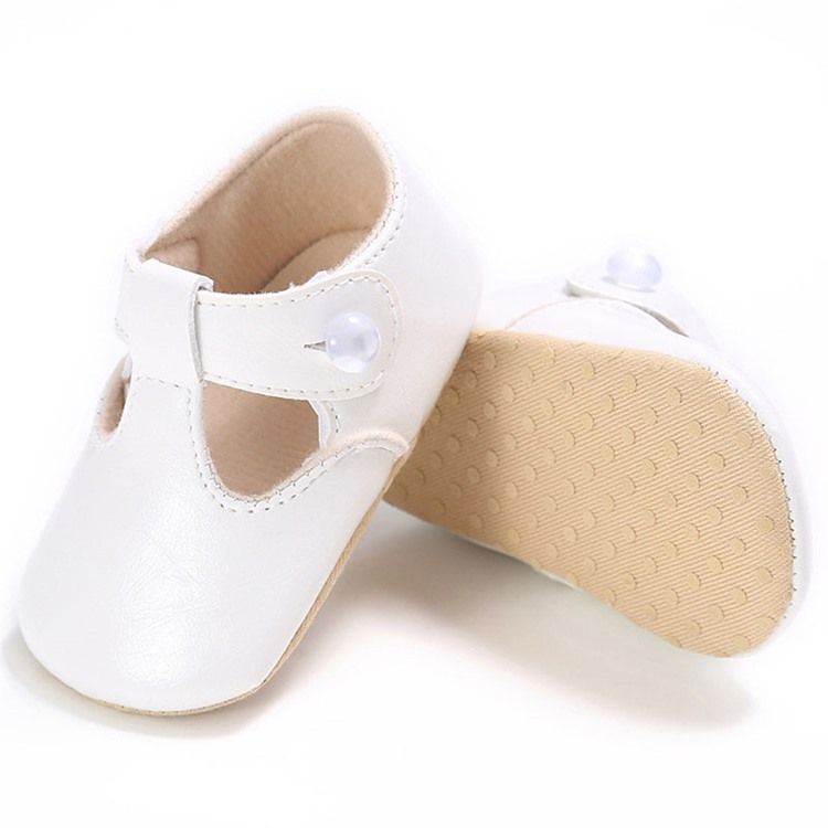 Plain Buckle Toddler Shoes