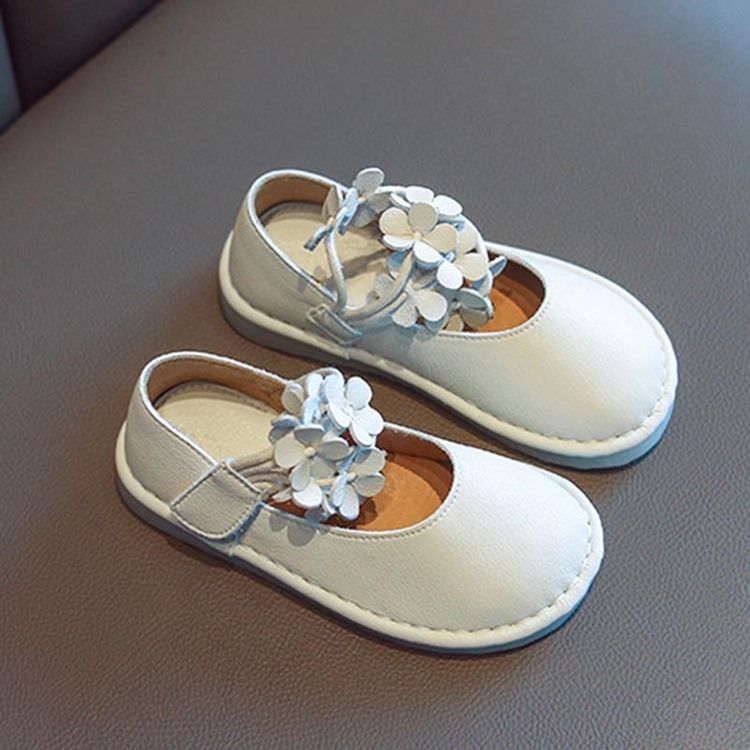 Plain Round Toe Fall Baby Princess Shoes