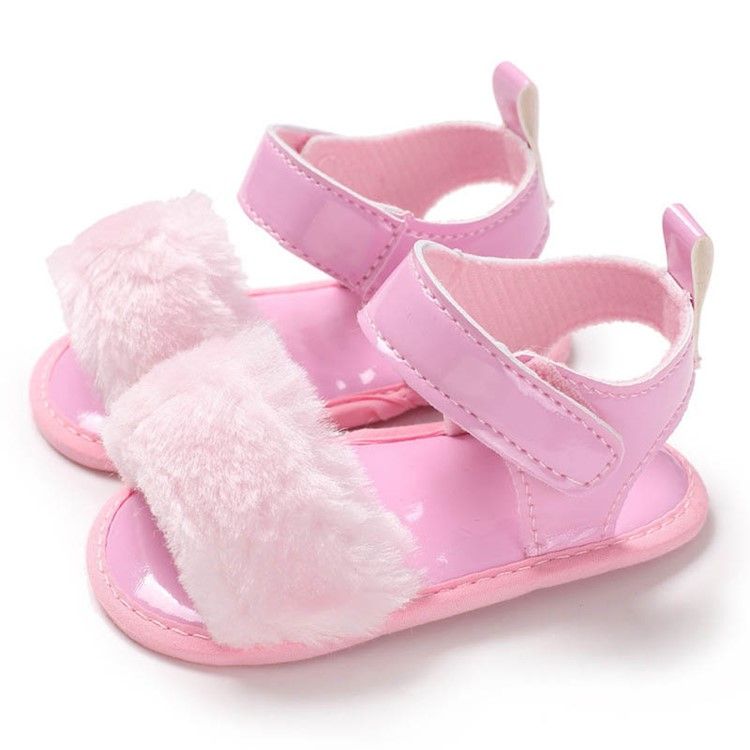 Plain Velcro Baby Girl Toddler Shoes